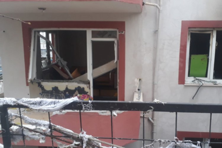 Balıkesir'de evde doğal gaz kaynaklı patlama