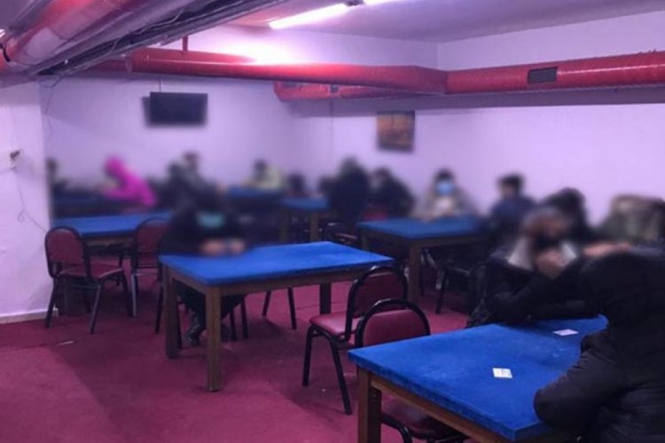 Oyun oynarken yakalanan 44 kişiye 232 bin 100 TL ceza