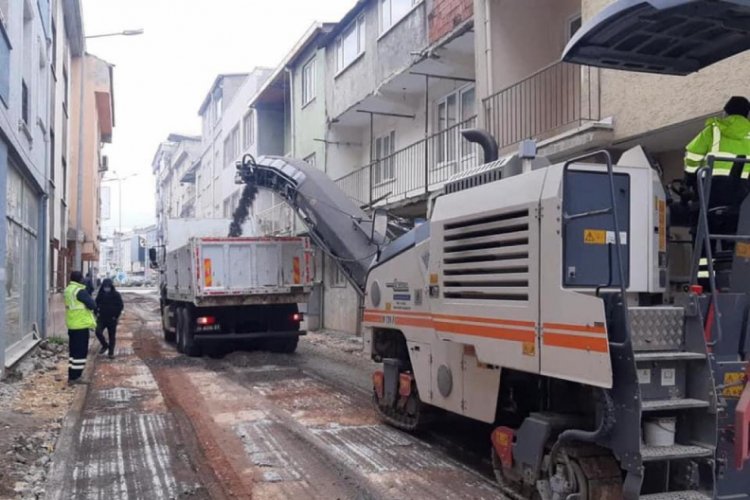 Bursa Gürsu Belediyesi yol çalışmalarına devam ediyor