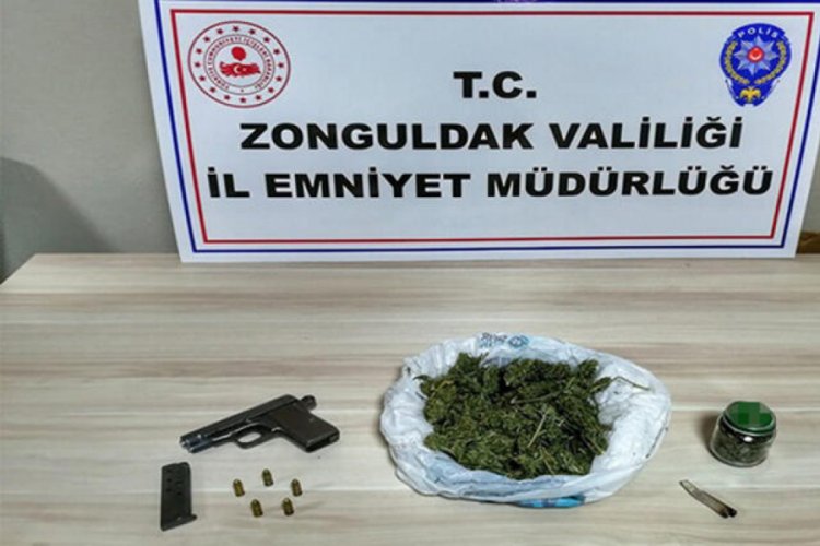 Kısıtlamada uyuşturucu ile yakalandı