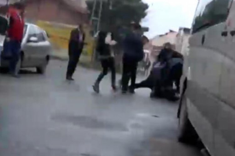 İki aile birbirine girdi, polis zor ayırdı