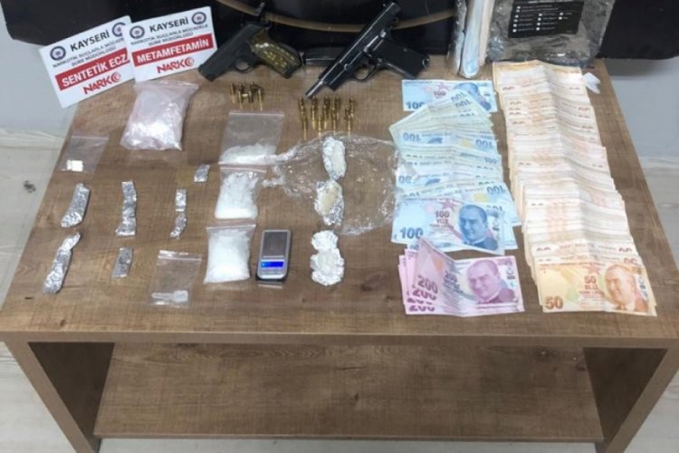 Kayseri polisinden uyuşturucu operasyonu