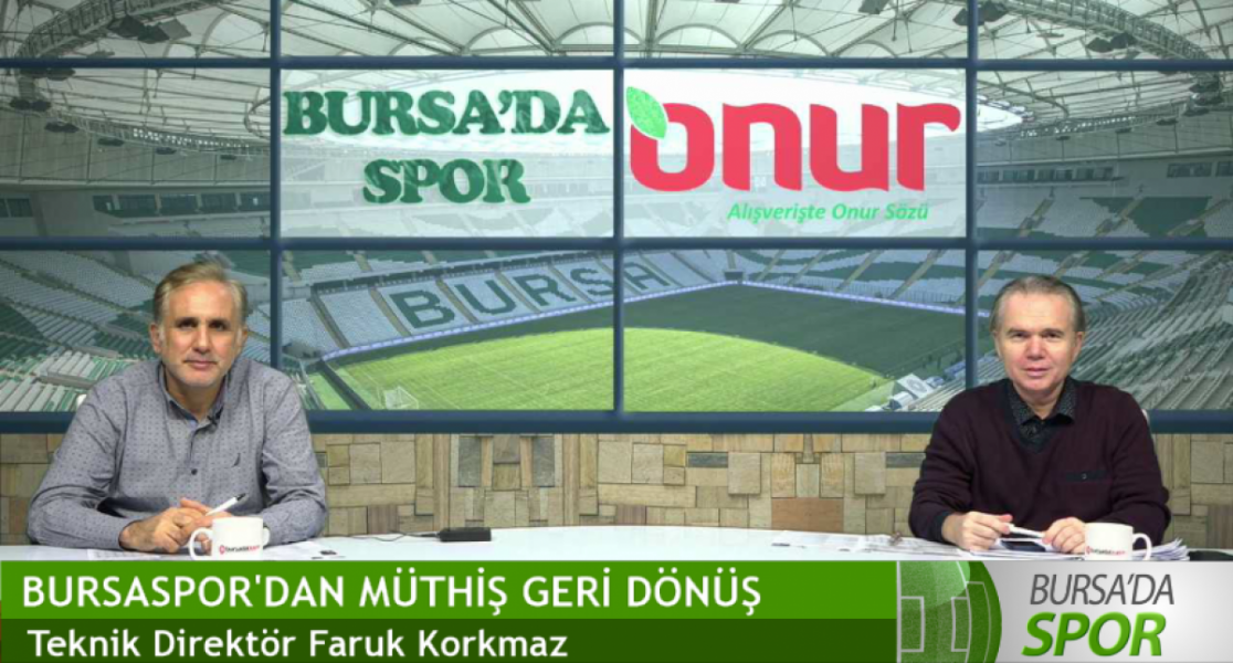 Bursaspor'dan m&uuml;thiş geri d&ouml;n&uuml;ş