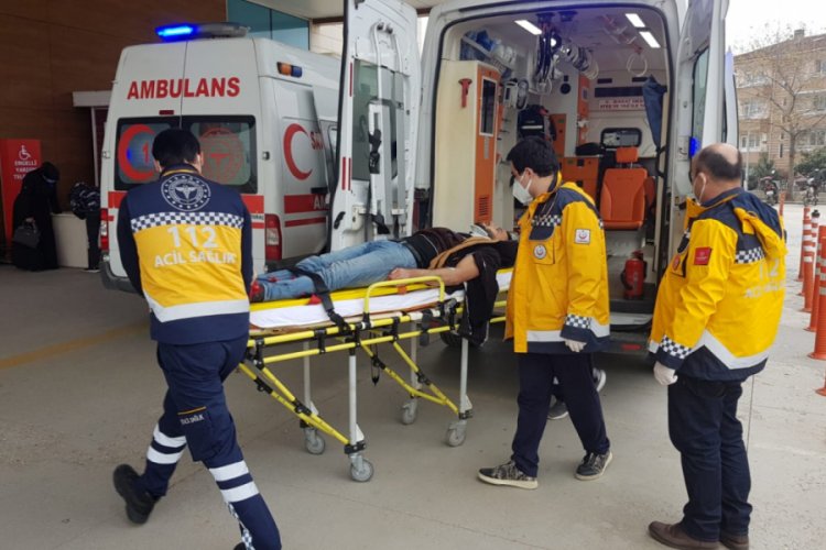 Bursa İneg&ouml;l'deki trafik kazasında 1 yaralı