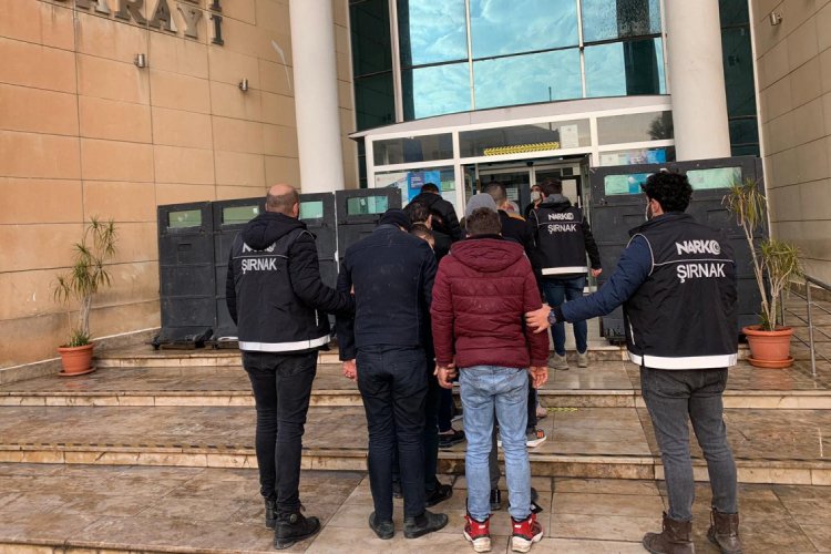 Cizre'de 7 uyuşturucu taciri tutuklandı