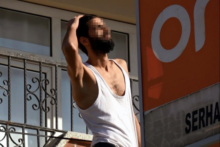 İntihara kalkışan gen&ccedil; sa&ccedil;ını tarayıp poz verdi: &Ccedil;ekin babalar