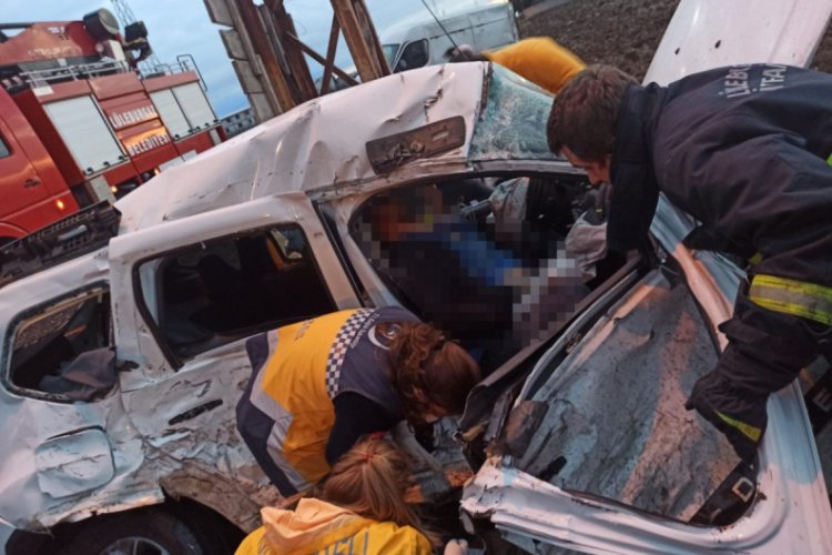 Kırklareli'nde feci kaza: 2 &ouml;l&uuml;