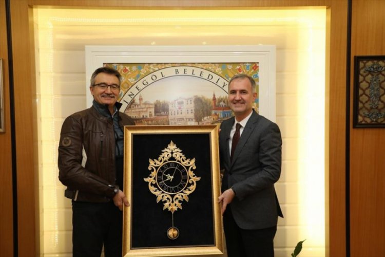 Bursa İnegöl Belediye Başkanı Taban'a Kürşat Tüzmen'den ziyaret