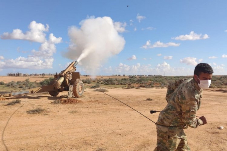 MSB: Libyalı askerlere ağır silah atış eğitimleri verildi