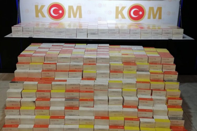 Ankara'da 28 bin 600 paket kaçak elektronik sigara tütünü ele geçirildi