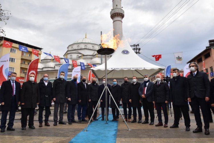 Bursa'da Orhaneli, Büyükorhan ve Harmancık'a doğal gaz verilmeye başlandı