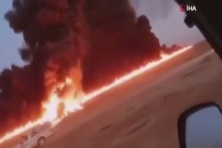 Irak'ta petrol yüklü tanker patladı: 5 ölü