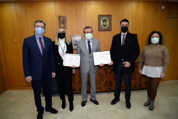 Bursa Uludağ Üniversitesi'ne "Sıfır Atık Belgesi" verildi