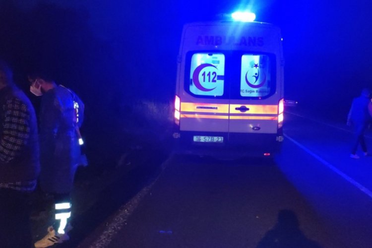 Bursa'da alkollü kadın sürücü takla attıktan sonra ambulansa binmek istemedi
