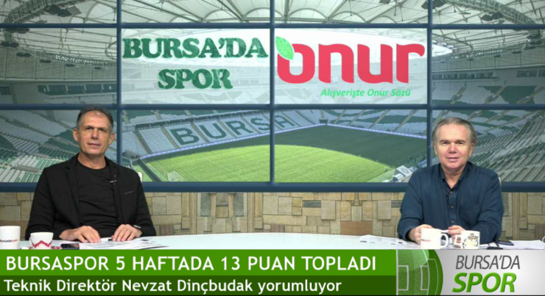 Bursaspor 5 haftada 13 puan topladı