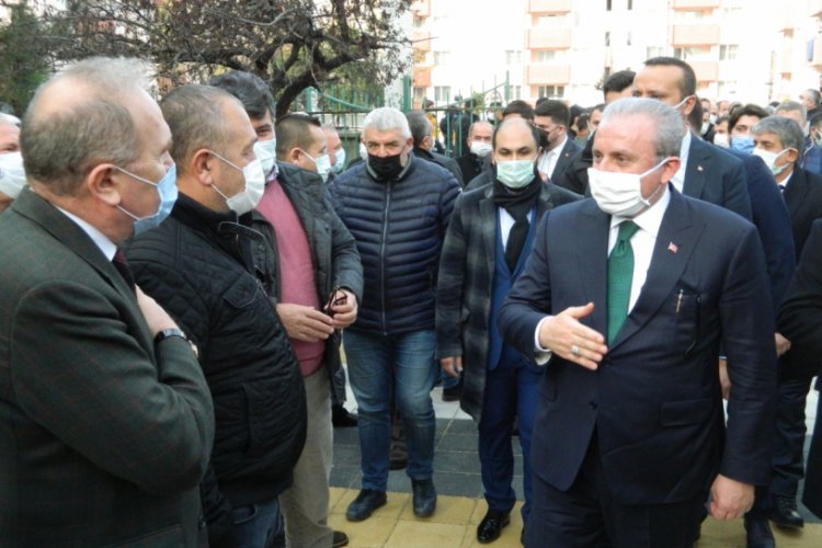 Mustafa Şentop, arkadaşının cenazesine katıldı