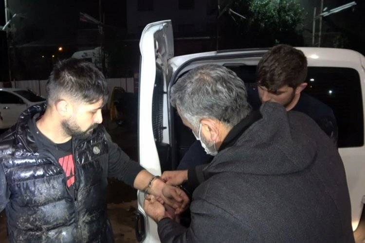Bursa'da eşinin ihbarı ile yakalanan şüpheliden uyuşturucu çıktı