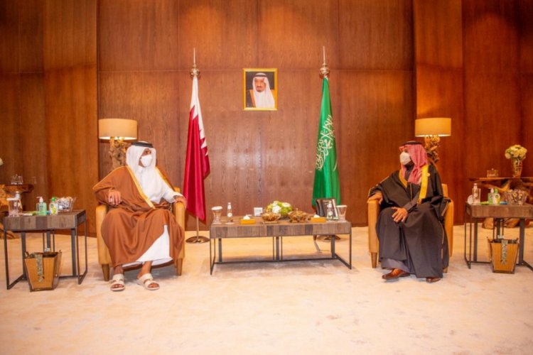 Suudi Arabistan Veliaht Prensi Selman, Katar Emiri Al Sani ile görüştü