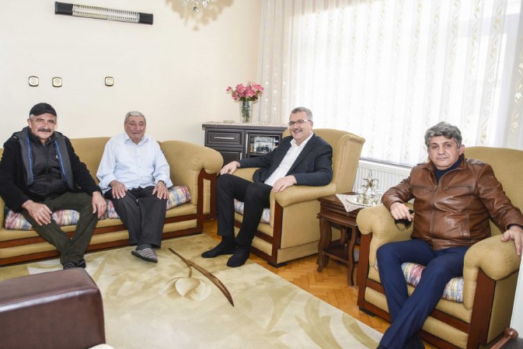 Bursa Karacabey Belediye Başkanı Özkan'dan seleflerine ziyaret