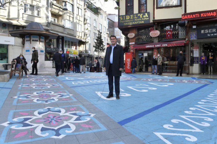Bursa'da Osmangazi'de sokaklar renklendi