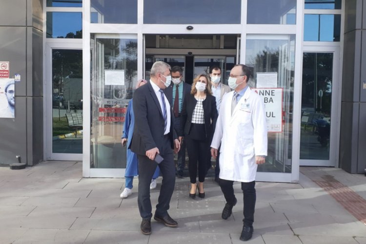 Bursa İl Sağlık Müdürü Yavuzyılmaz'dan İznik'teki sağlık tesislerine inceleme