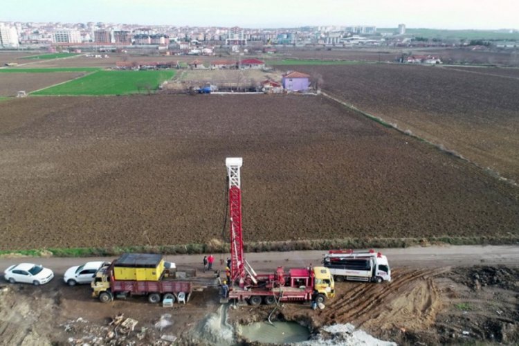 Edirne'de içme suyu için kuyular açılıyor