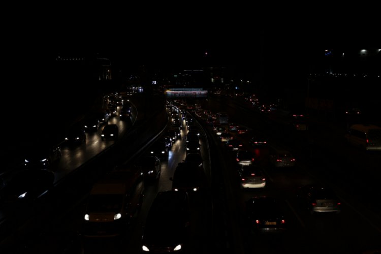 Bursa'da trafik yoğunluğu