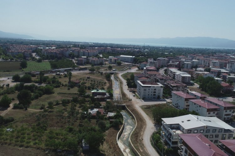Bursa Orhangazi'deki Nadır Deresi'nin ıslah çalışmaları tamamlandı