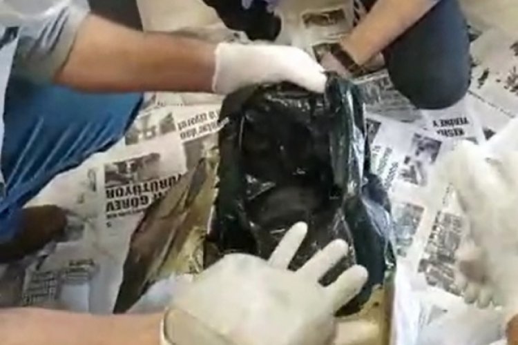 Pirinç çuvalı ve bal tenekelerine gizlenmiş 192 kilogram uyuşturucu ele geçirildi