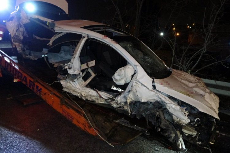 Samsun'da feci kaza: 1 ölü, 2 yaralı