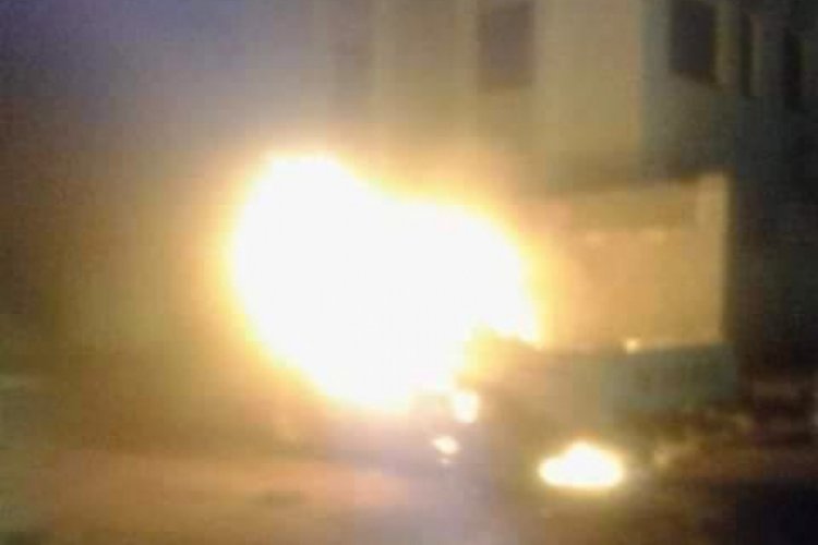 Aden'de askeri araçta patlama