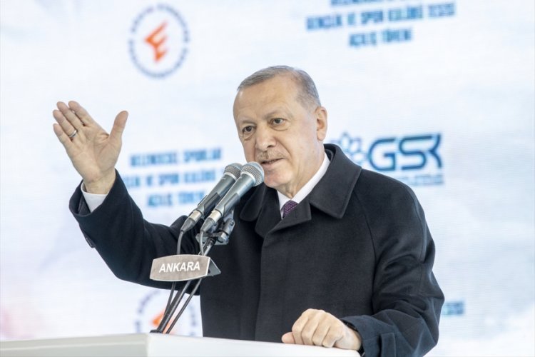 Cumhurbaşkanı Erdoğan, Geleneksel Sporlar Tesisi açılışında konuştu