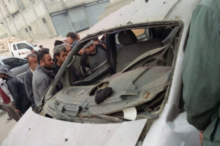 Cerablus'ta bomba yüklü araç patladı: 2 yaralı