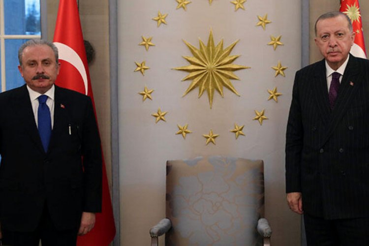 Cumhurbaşkanı Erdoğan Şentop'u kabul etti