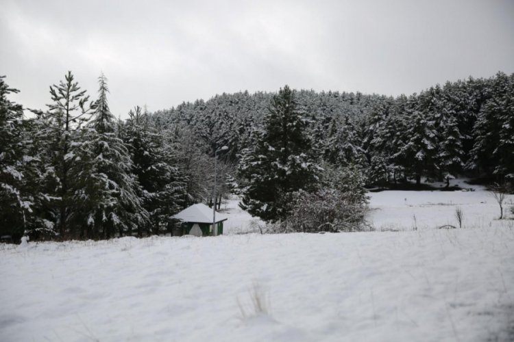 Simav'a mevsimin ilk karı yağdı