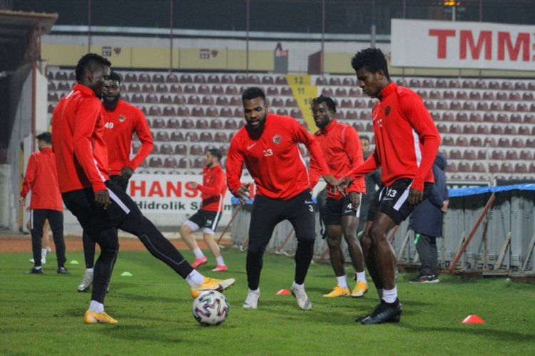 Hatayspor, Denizlispor maçı hazırlıklarını sürdürdü