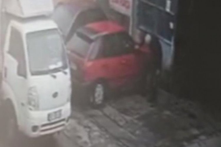 Bacanak ve kayınpeder cinayeti kamerada