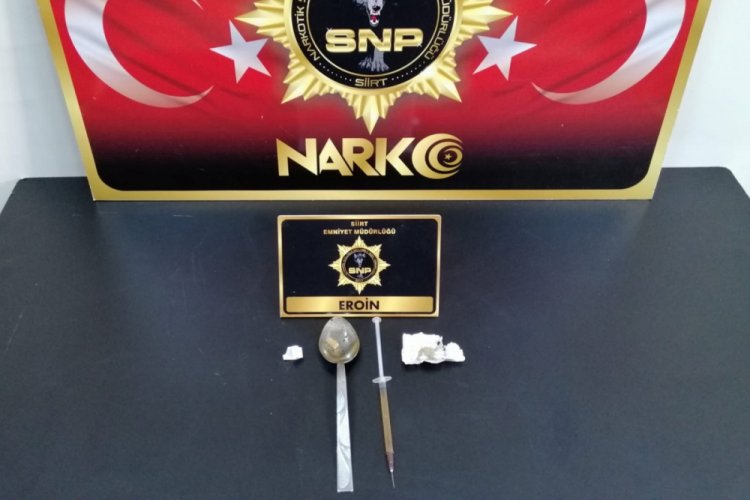 Siirt'te &uuml;zerinde uyuşturucu &ccedil;ıkan şahıs tutuklandı