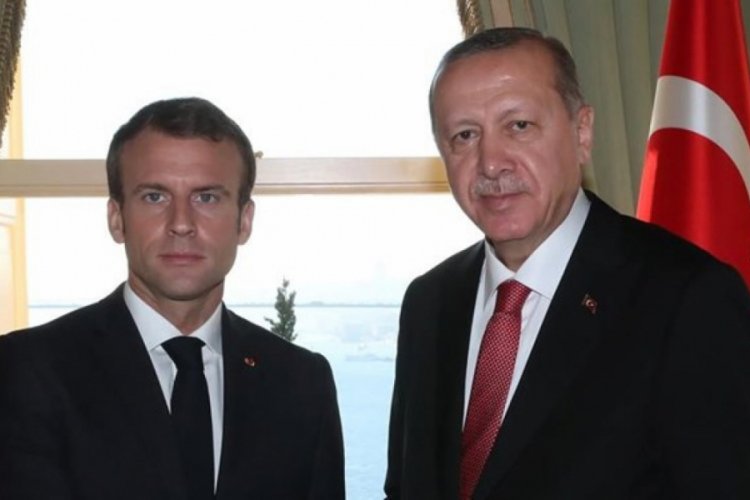Macron'dan, Cumhurbaşkanı Erdoğan'a mektup