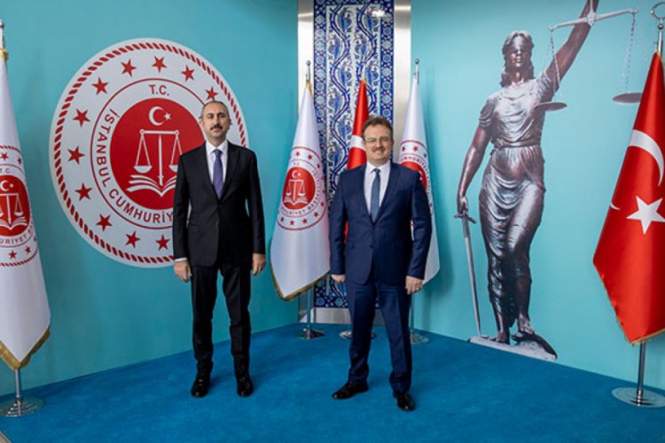 Bakan Gül  İstanbul Cumhuriyet Başsavcısını ziyaret etti
