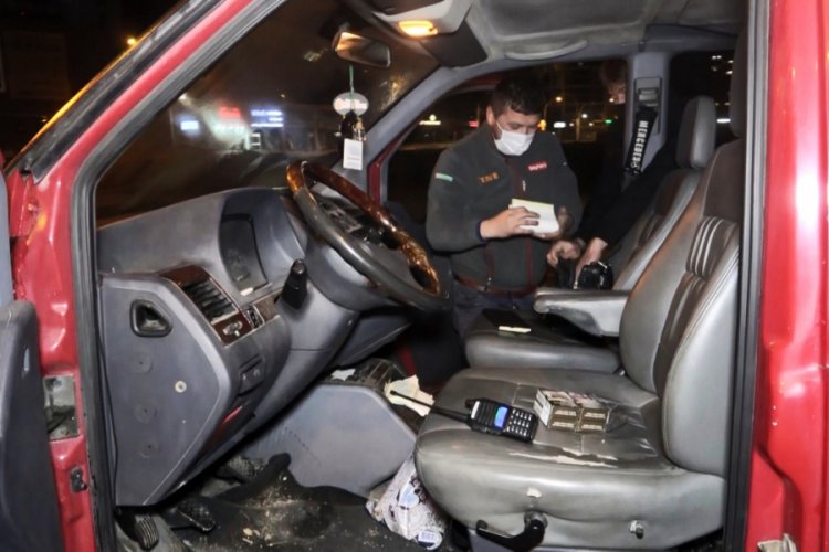 Bursa'da polis telsizi dinlediler ancak yakalanmaktan kurtulamadılar