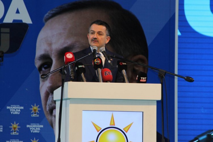 Bakan Pakdemirli: Bu yüzyılın lideri Cumhurbaşkanı Erdoğan'dır