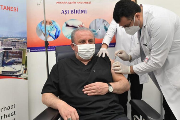 TBMM Başkanı Şentop aşı oldu