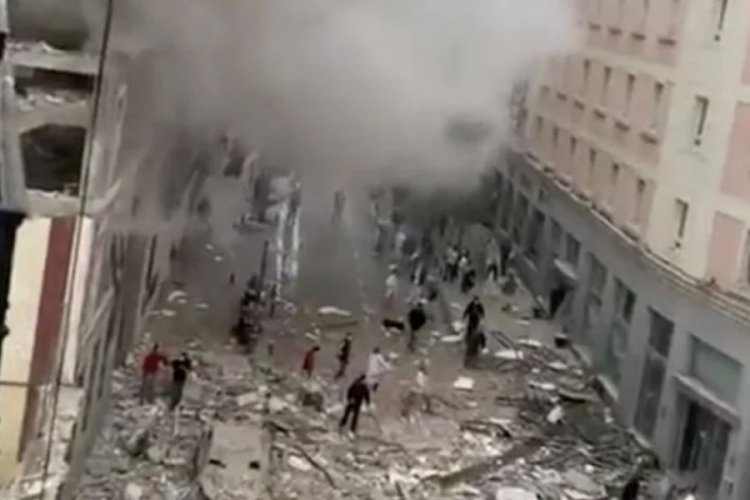Madrid'de bir binada şiddetli patlama meydana geldi