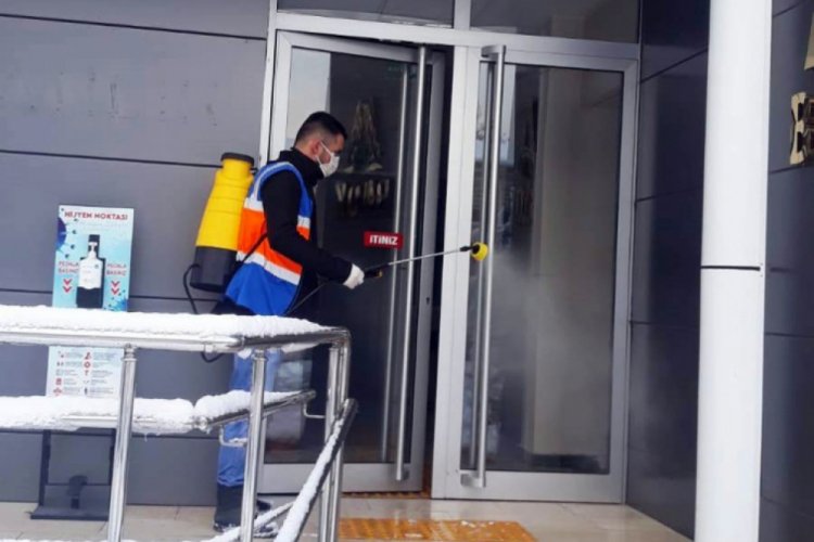 Bursa Osmangazi'de dezenfekte çalışmalarında durmak yok