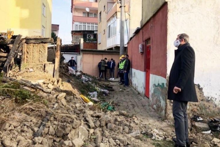 Bursa Gürsu metruk binalardan arındırılıyor
