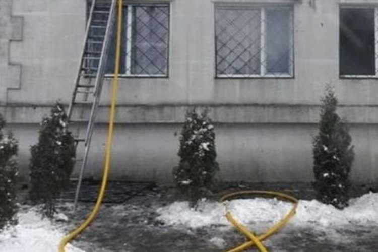 Ukrayna'da korkunç yangın