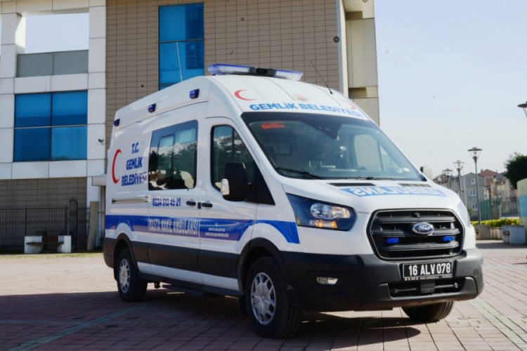 Bursa Gemlik'te hasta nakil ambulansı hizmete başlıyor