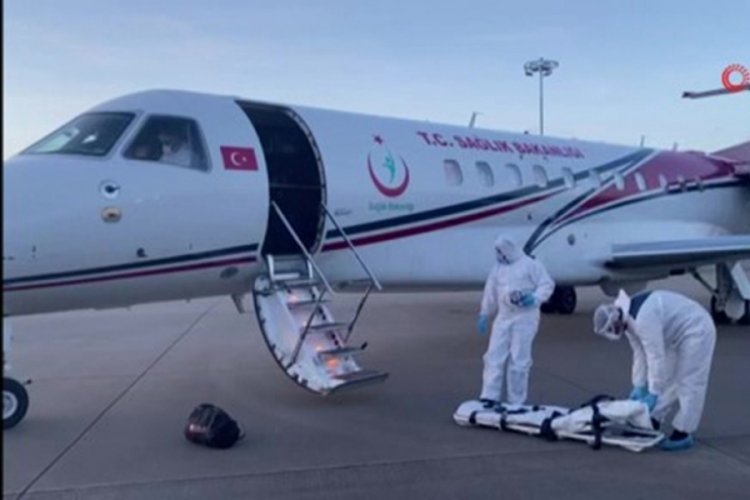 Türkiye ölüme terk edilen vatandaşını ambulans uçakla aldı