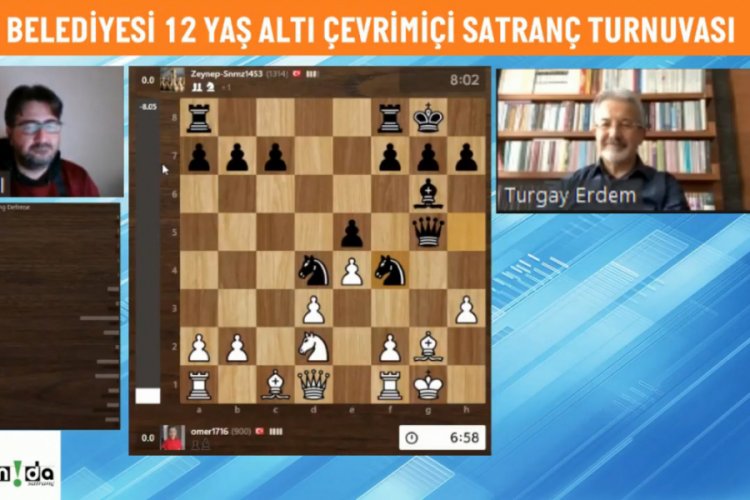 Bursa Nilüfer'de satranç turnuvasına büyük ilgi